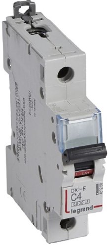 Выключатель автоматический Legrand DX3-E 6000 1п 4А C 6кА картинка